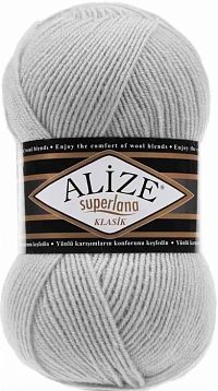Alize Superlana Klasik - 168 св.серый