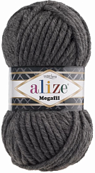 Alize Superlana Megafil - 196 т.серый