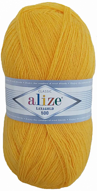 Alize Lanagold 800 - 216 желтый