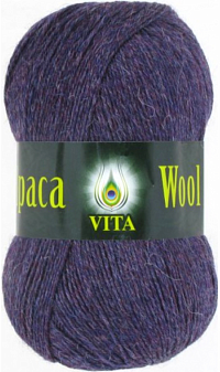 Vita Alpaca Wool - 2990 Ежевичный меланж