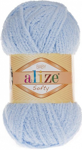 Alize Softy Baby - 183 голубой
