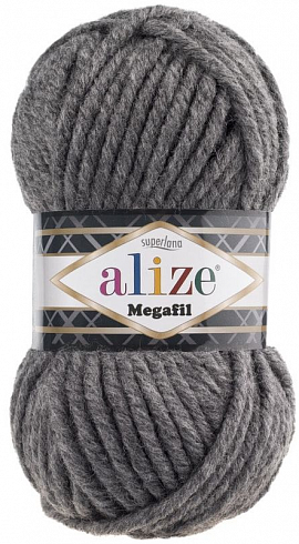 Alize Superlana Megafil - 182 серый