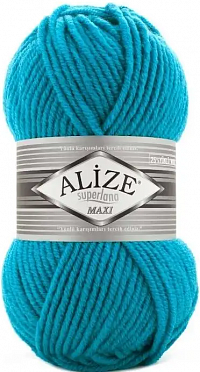 Alize Superlana Maxi - 484 т.бирюзовый