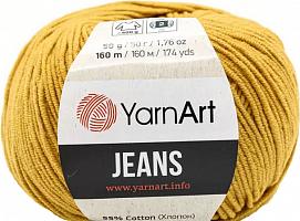 YarnArt Jeans - 84 горчичный