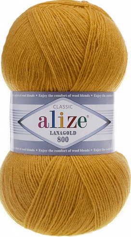 Alize Lanagold 800 - 645 горчица