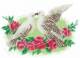 Голубки Набор для вышивания крестом 503