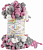 Alize Puffy Color - 6070 Белый-серый-розовый