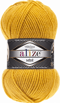 Alize Superlana Midi - 488 тёмно-жёлтый