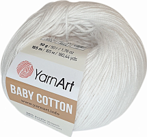 YarnArt Baby Cotton - 400 Белый