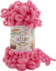 Alize Puffy  - 377 Ярко-розовый
