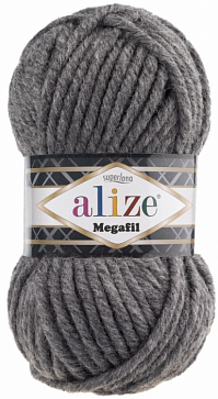 Alize Superlana Megafil - 182 серый