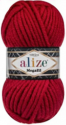 Alize Superlana Megafil - 56 красный
