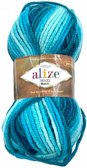 Alize Superlana Maxi Batik - 7801 св.бирюзово-бирюзовый
