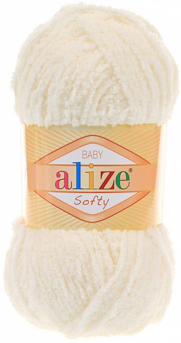 Alize Softy Baby - 62 Молочный