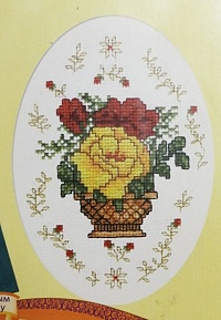 Набор для вышивания открытки "К весеннему празднику" Марья Искусница