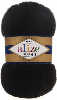 Alize Angora Real 40 - 60 Черный