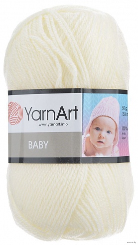 YarnArt Baby - 502 Молочный