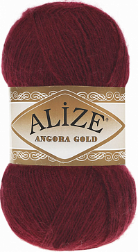 Alize Angora Gold - 57 Бордовый