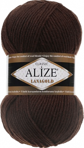 Alize Lanagold Classic - 26 Коричневый