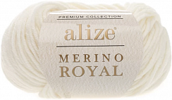 Alize Merino Royal - 62 молочный