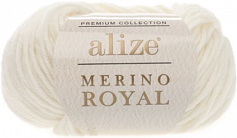 Alize Merino Royal - 62 молочный