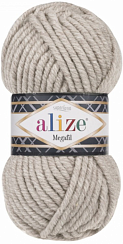 Alize Superlana Megafil - 152 бежевый меланж