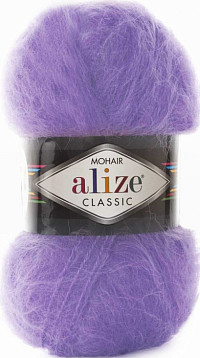 Alize Mohair Classic - 206 Темно-сиреневый