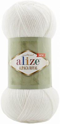 Alize Alpaca Royal NEW - 55 белый