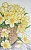 Канва с рисунком "Корзинка с желтыми цветами" Искусница 26х37