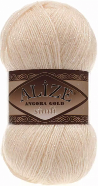 Alize Angora Gold Simli - 681 Яркий-персик