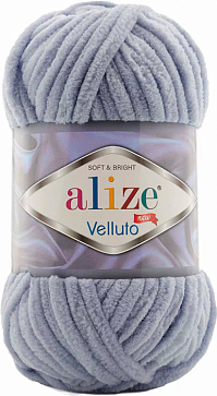 Alize Velluto - 87 Серый