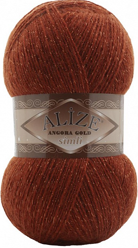 Alize Angora Gold Simli - 36 рыжий