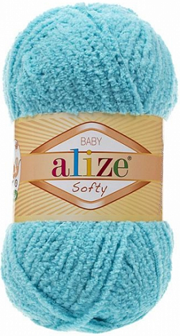 Alize Softy Baby - 128 Светлая бирюза