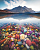 Алмазная мозаика Цветные камушки в озере40*50