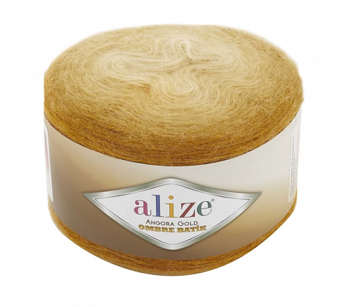 Alize Angora Gold Ombre Batik - 7358 Горчичный