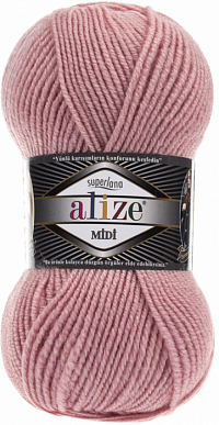 Alize Superlana Midi - 161 розовый