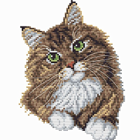 Кошка Набор для вышивания крестом 675