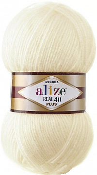 Alize Real 40 Plus - 01 Молочный