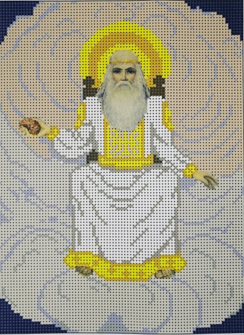 Канва для вышивания бисером "Белбог" Мастерица 24х18