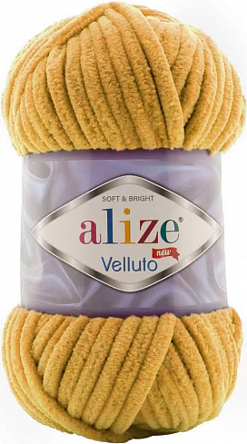 Alize Velluto - 02 горчичный