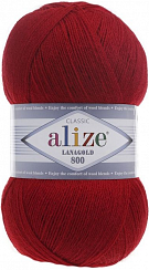 Alize Lanagold 800 - 56 красный
