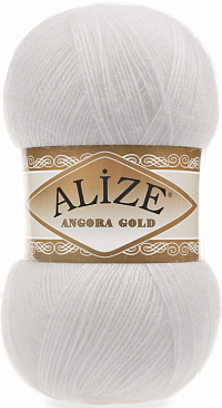 Alize Angora Gold - 55 Белый