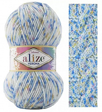 Alize Verona Colormix - 7702 синий
