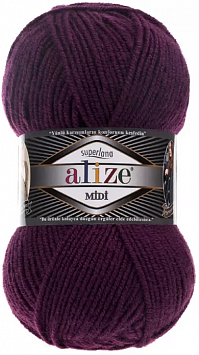 Alize Superlana Midi - 111  т.фиолетовый