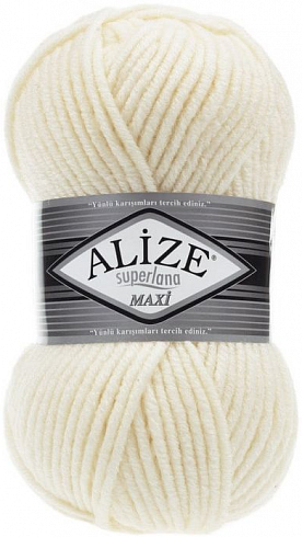 Alize Superlana Maxi - 01 Молочный