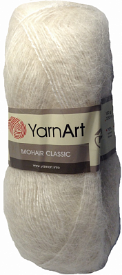 YarnArt Mohair Classic - 1003 Молочный