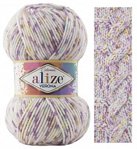 Alize Verona Colormix - 7697 фиолетовый