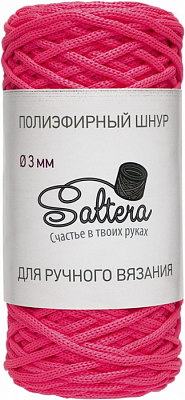Saltera, полиэфирный шнур - 136 Ярко-розовый