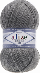 Alize Lanagold 800 - 21 Серый меланж