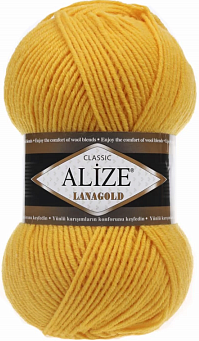 Alize Lanagold Classic - 216 Ярко-желтый